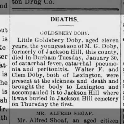 Little Goldsberry Doby