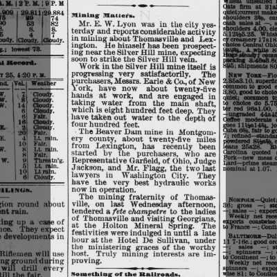 mining at silver hill mine 1879