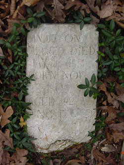 Anderson Allred grave